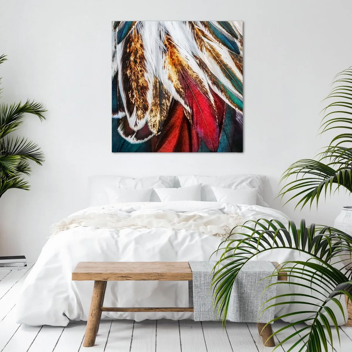 Bild auf Leinwand - Leinwandbild - Geheimnisse des Fliegens - 70x70 cm