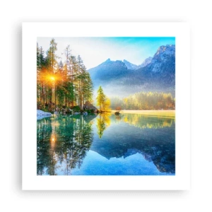 Poster - Majestät und Süße - 40x40 cm