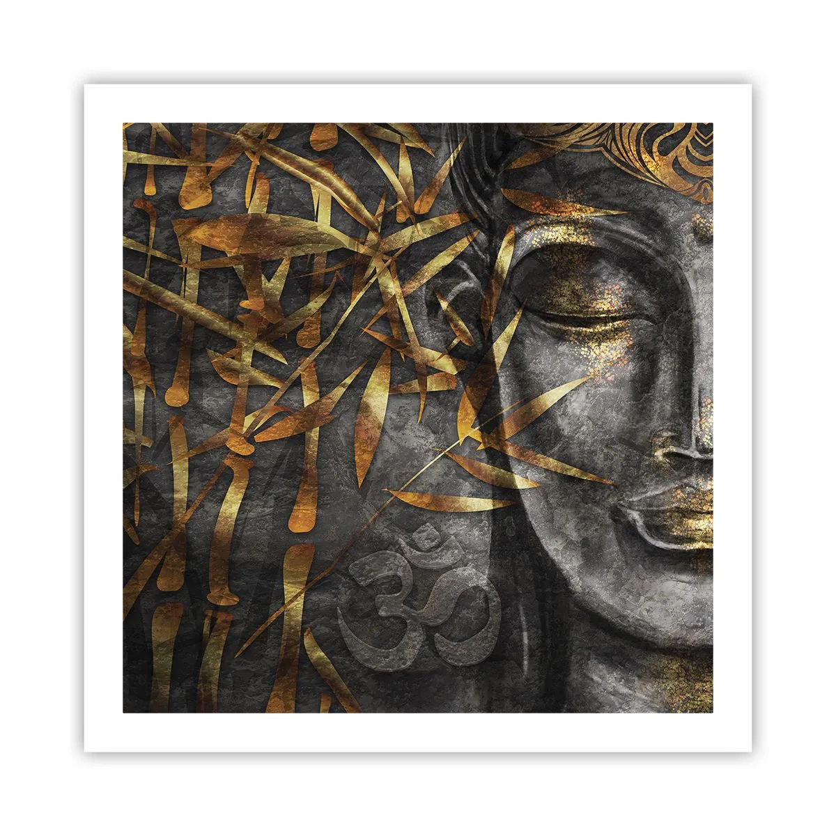 Poster - Fühle den Frieden - 60x60 cm