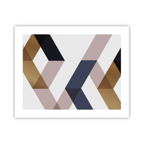Poster - Ebenen und Winkel - 50x40 cm
