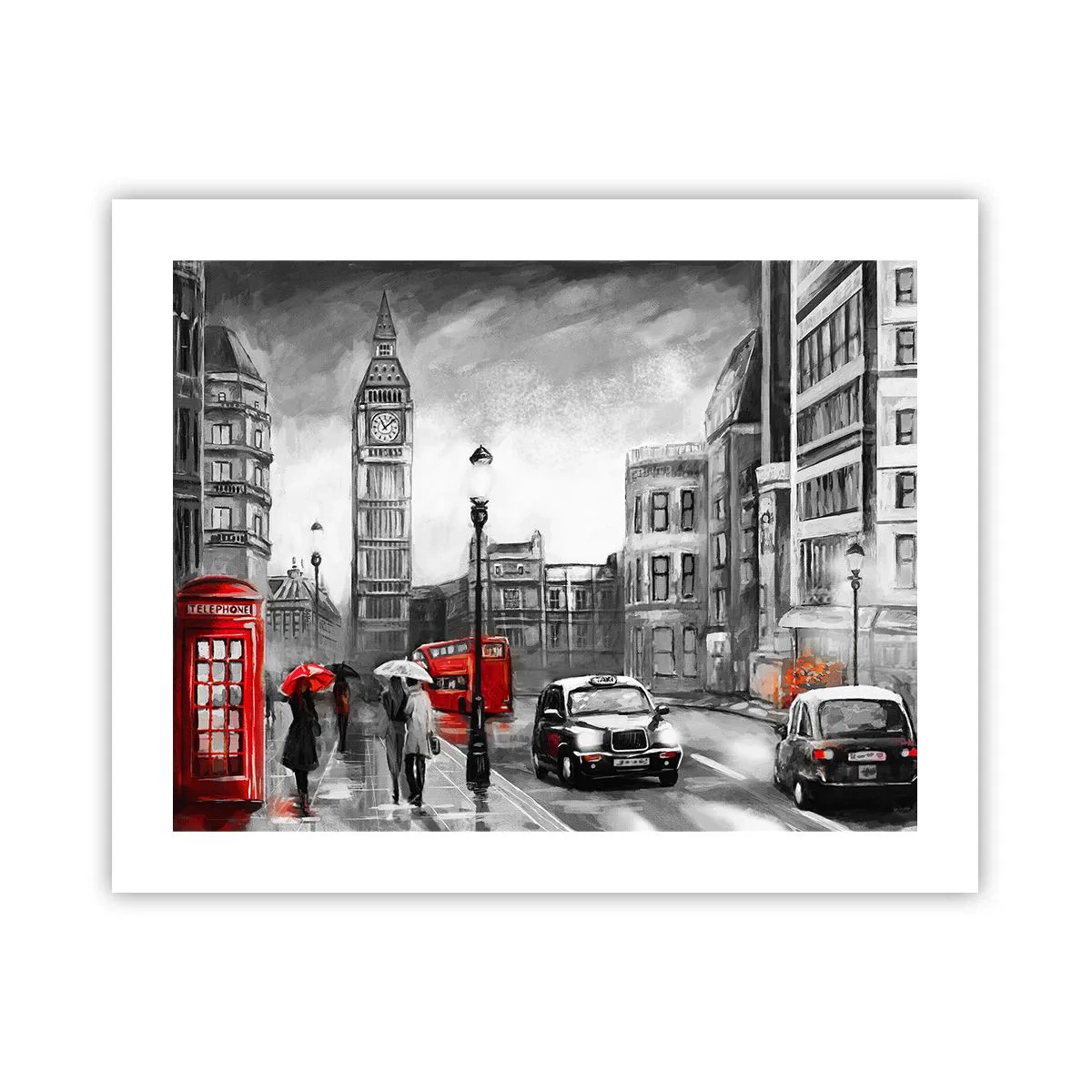 Poster - Gar keine graue Stadt - 50x40 cm