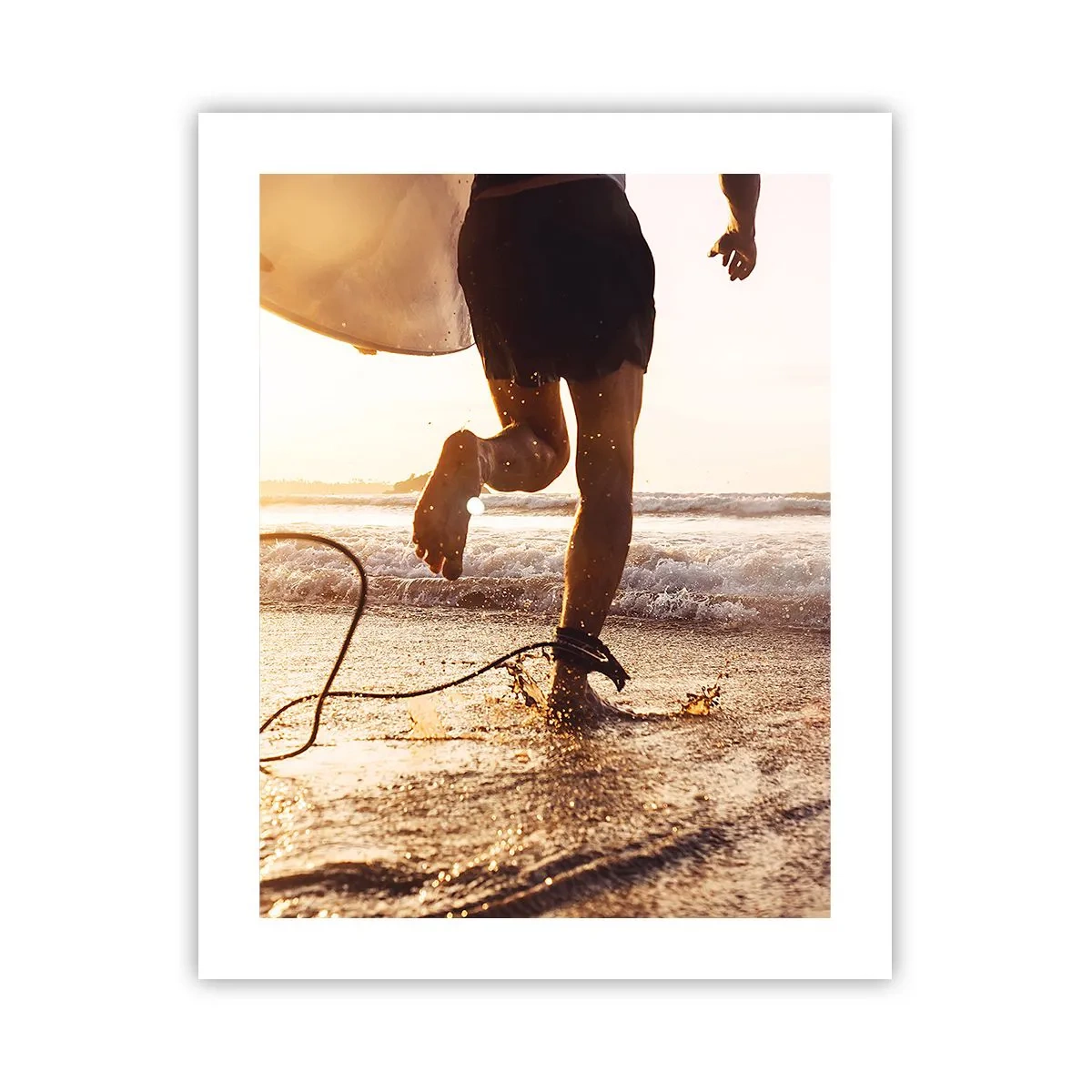 Poster - Um die Welle zu treffen - 40x50 cm