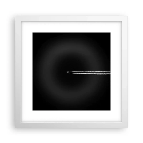 Poster in einem weißen Rahmen - In eine andere Dimension - 30x30 cm