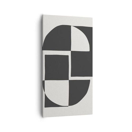 Bild auf Leinwand - Leinwandbild - Antithese - Synthese - 55x100 cm