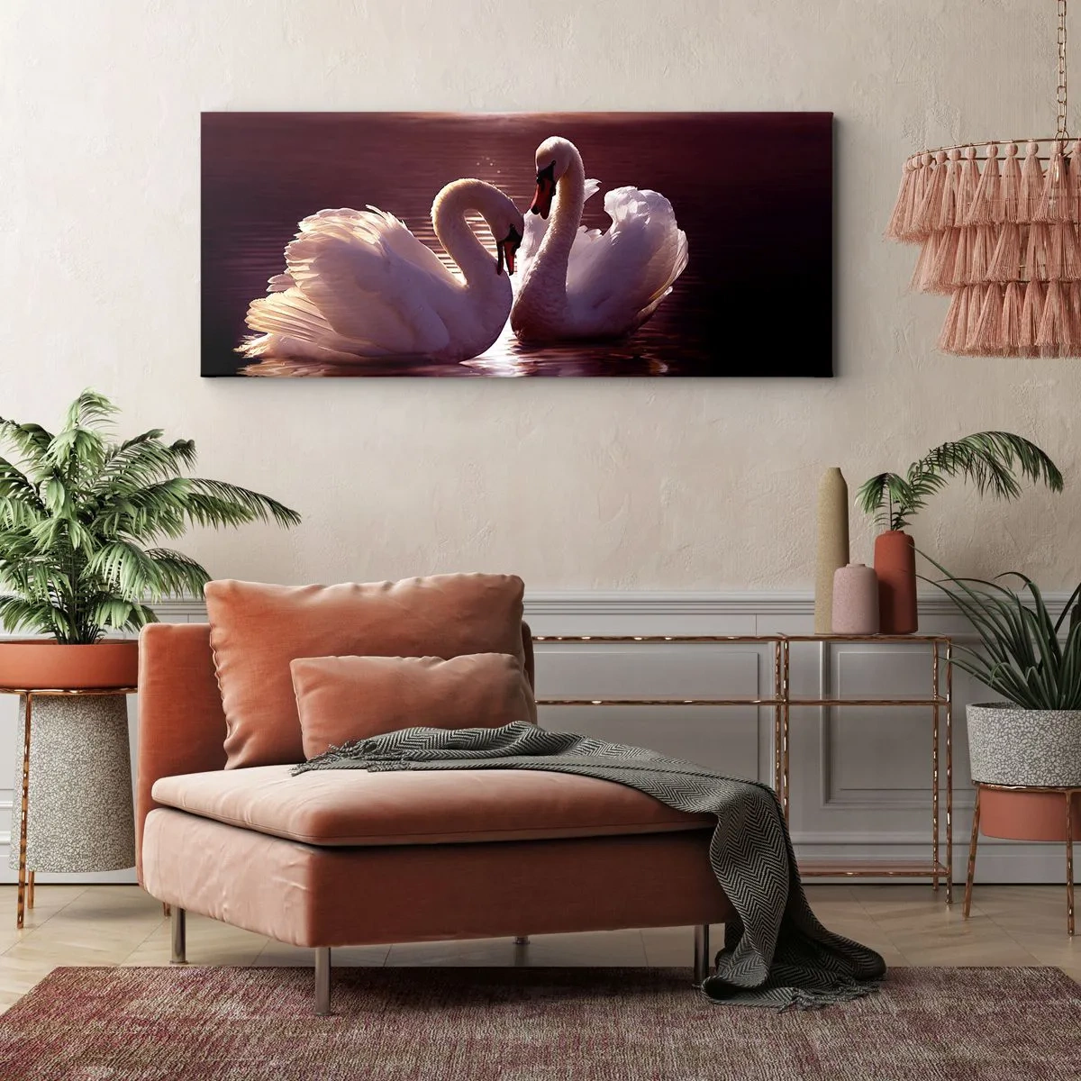 Bild auf Leinwand - Leinwandbild - Bis der Tod uns scheidet - 90x30 cm