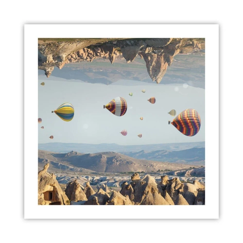 Poster - Hier ist alles möglich - 50x50 cm