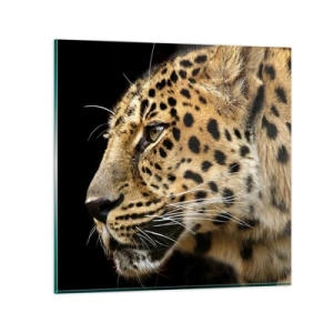 Glasbild - Bild auf glas - Ruhig, fokussiert, bereit - 30x30 cm