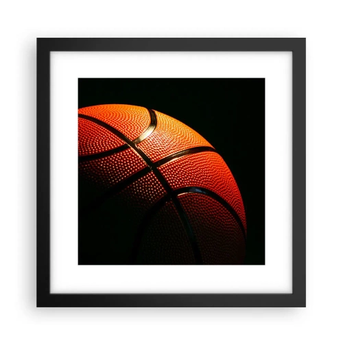 Poster in einem schwarzem Rahmen - Schön wie ein Planet - 30x30 cm