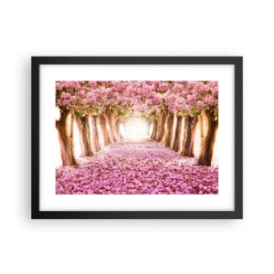 Poster in einem schwarzem Rahmen - Der Weg ins Paradies - 40x30 cm