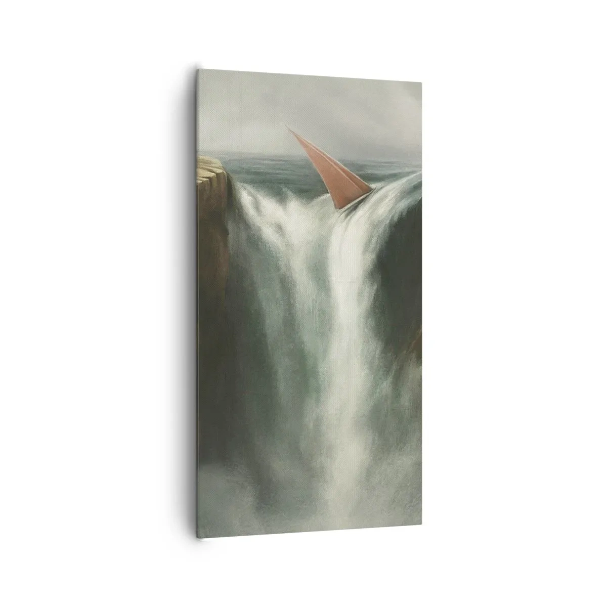 Bild auf Leinwand - Leinwandbild - Warnung des Lebens - 65x120 cm