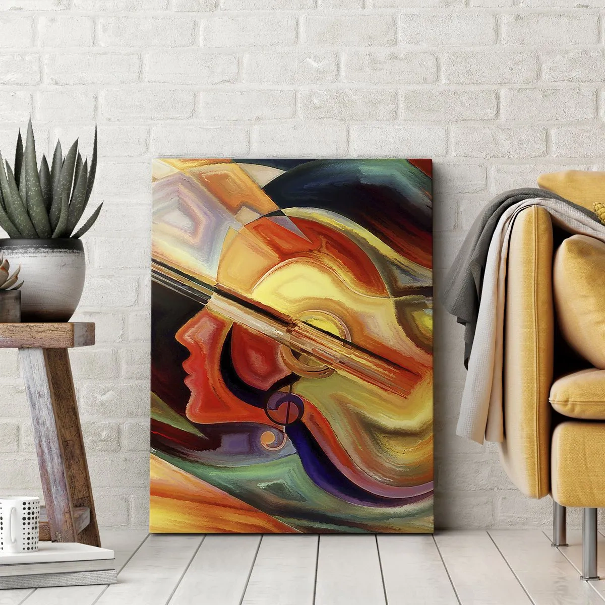 Bild auf Leinwand - Leinwandbild - Alles ist gut - 45x80 cm
