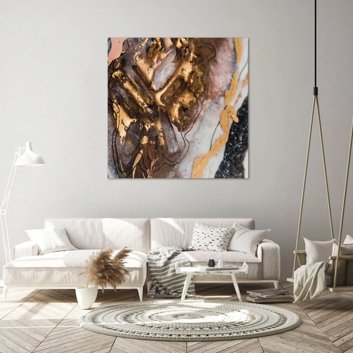 Bild auf Leinwand - Leinwandbild - Das Element der Erde - 30x30 cm