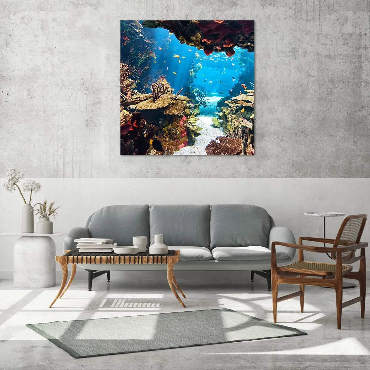 Glasbild - Bild auf glas - Du hast es noch nicht einmal geträumt - 70x70 cm