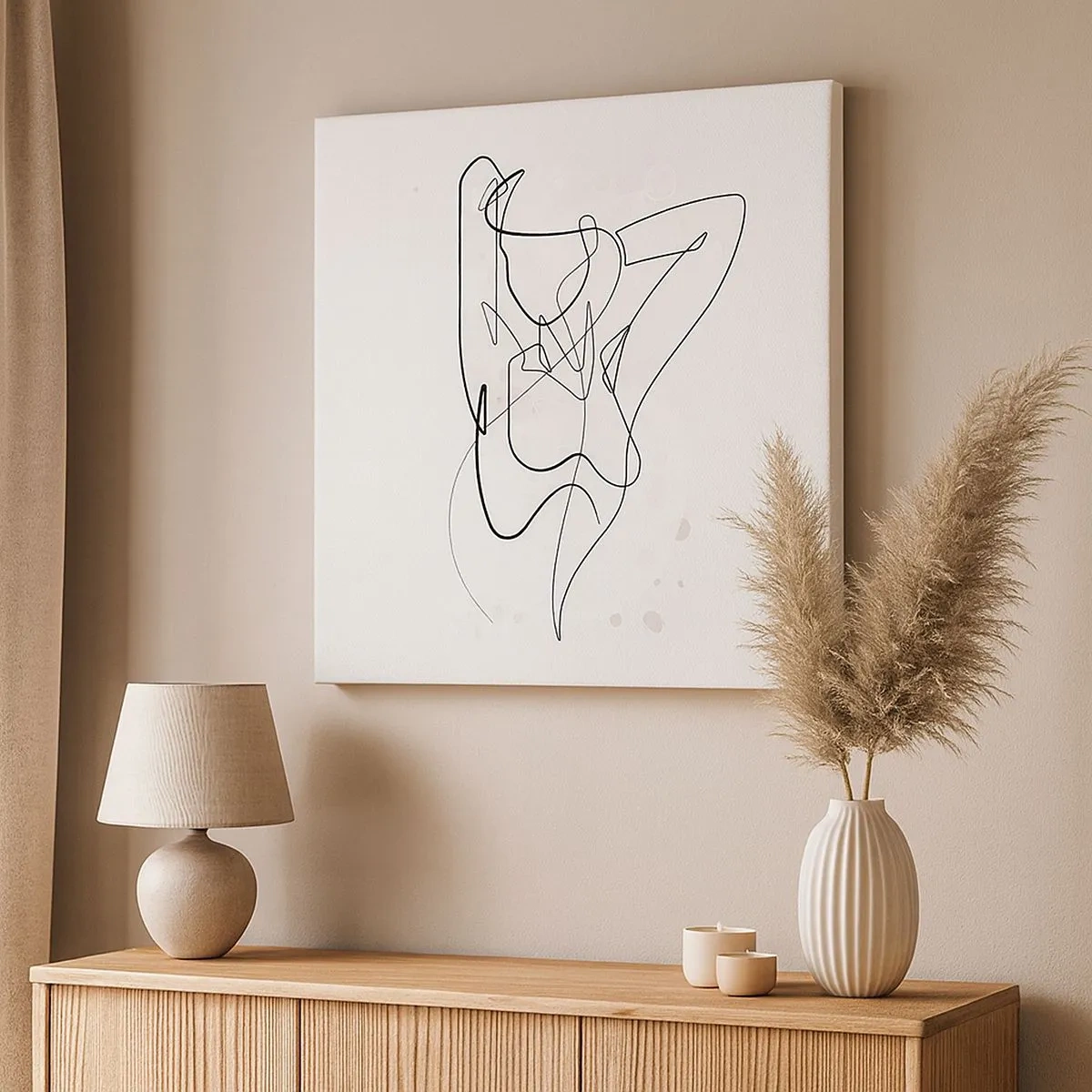 Bild auf Leinwand - Leinwandbild - Die Kunst der Verführung - 30x30 cm