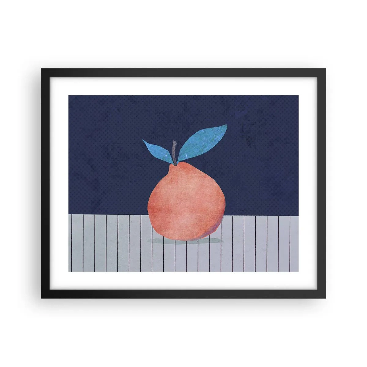 Poster in einem schwarzem Rahmen - Konvexität und Ebene - 50x40 cm