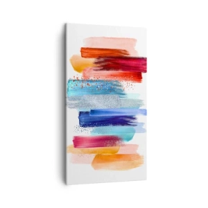 Bild auf Leinwand - Leinwandbild - Auf und ab - 45x80 cm