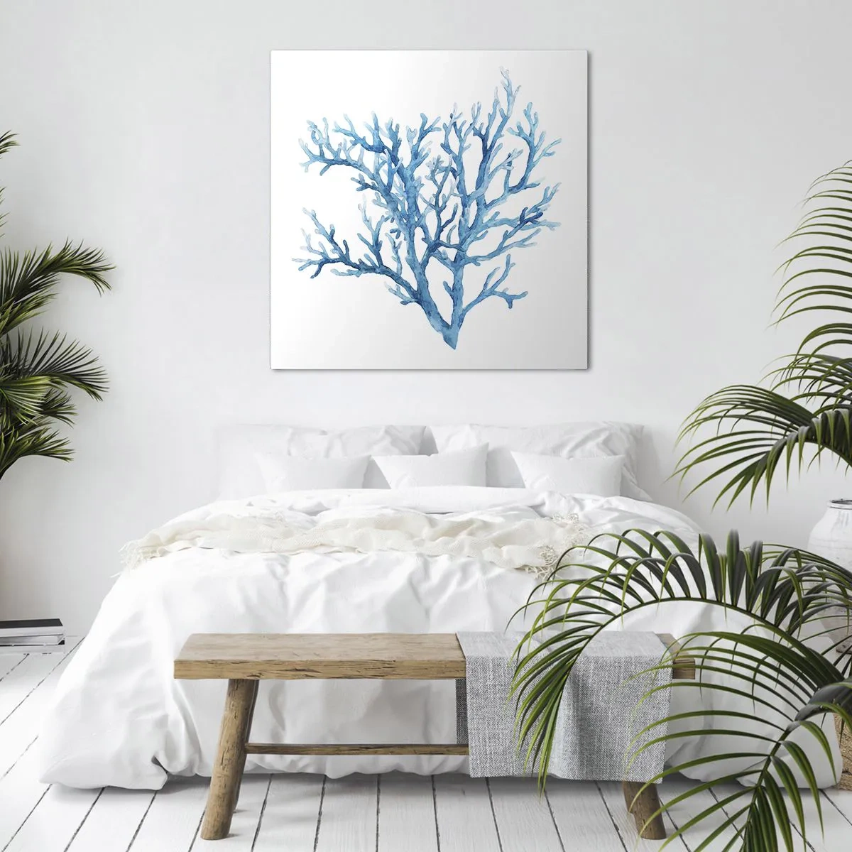 Bild auf Leinwand - Leinwandbild - Nautisches Filigran - 40x40 cm