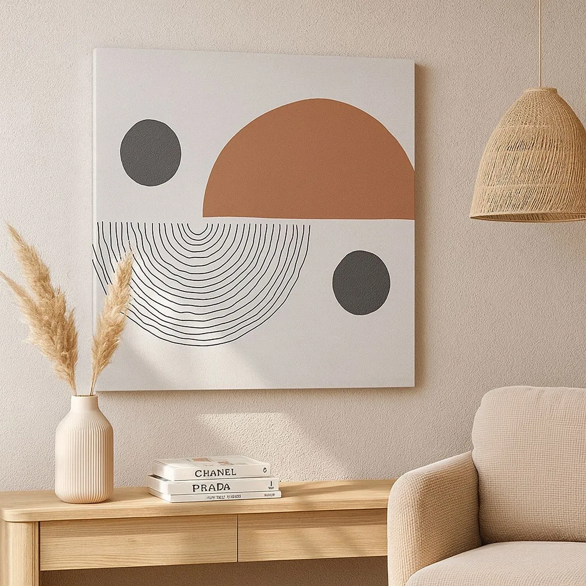 Bild auf Leinwand - Leinwandbild - Perfektion des Rades - 30x30 cm