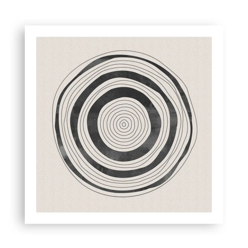 Poster - Wichtig ist, was dazwischen liegt - 60x60 cm