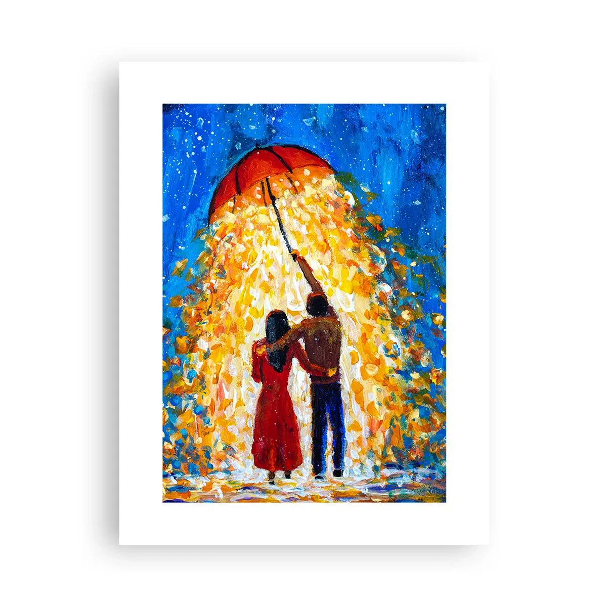 Poster - Zauber eines Regenabends? - 30x40 cm