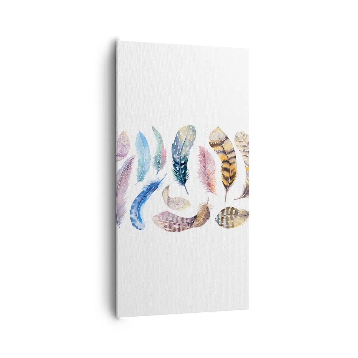 Bild auf Leinwand - Leinwandbild - Hell, bunt und bunt - 65x120 cm