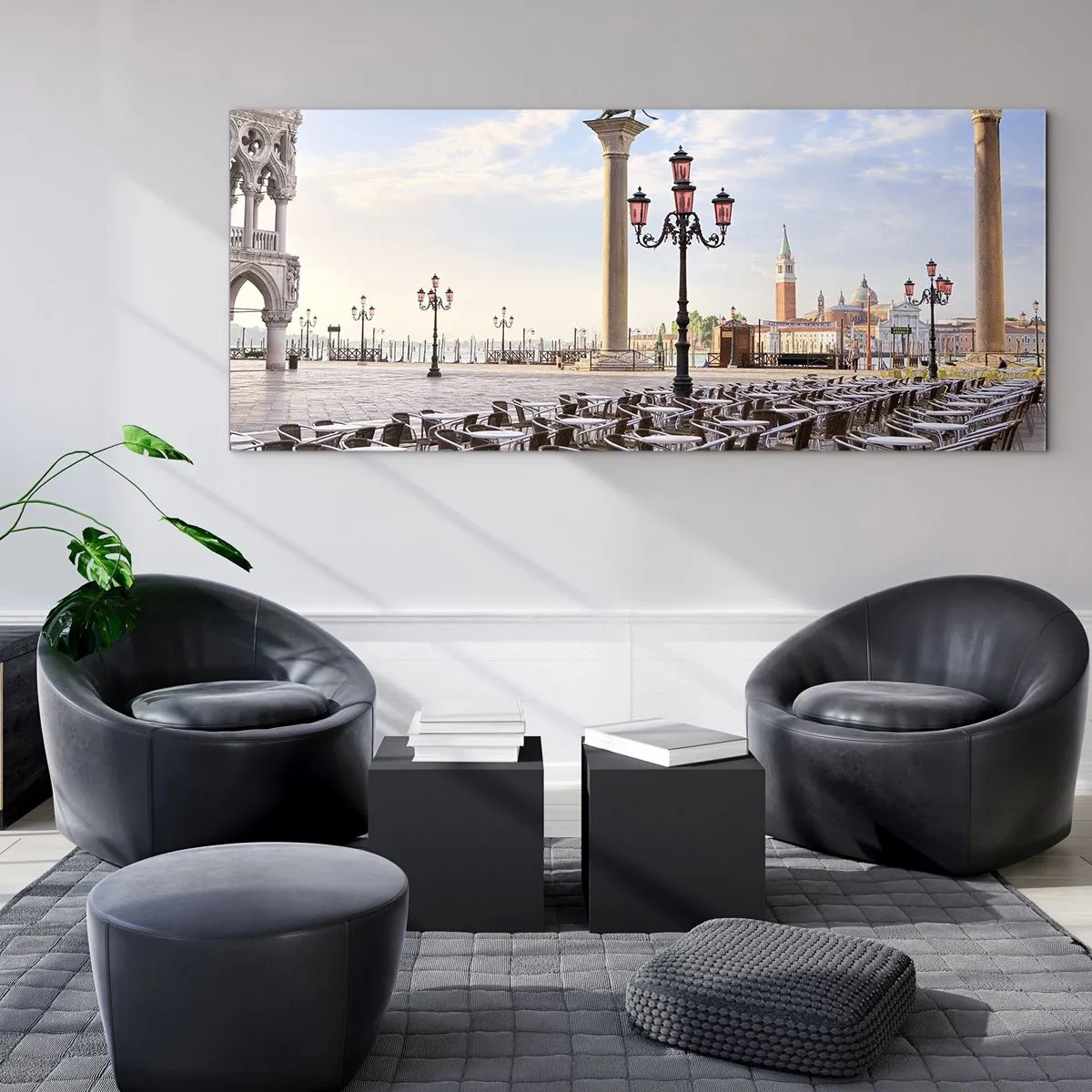 Glasbild - Bild auf glas - Wir laden Sie ein, alles ist bereit - 100x40 cm