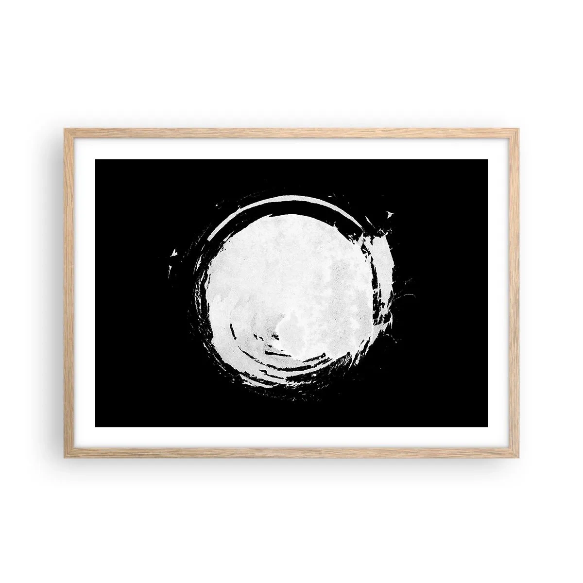 Poster in einem Rahmen aus heller Eiche - Gute Möglichkeit - 70x50 cm