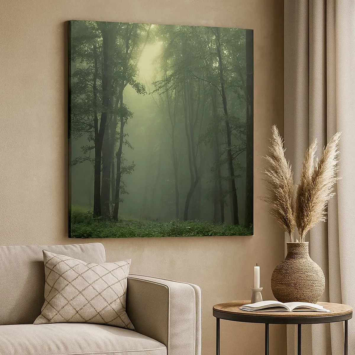 Bild auf Leinwand - Leinwandbild - Bevor er aufwacht - 30x30 cm