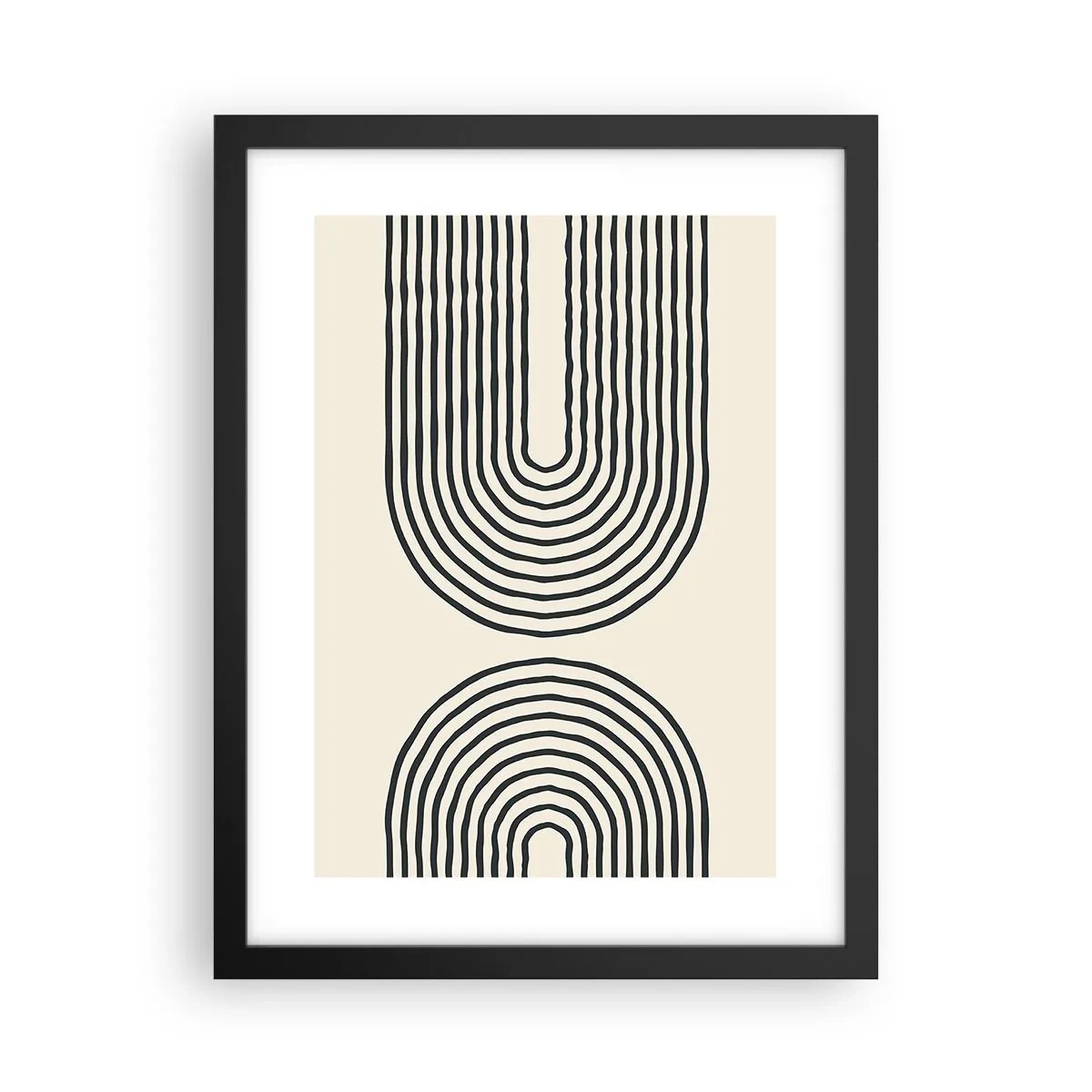 Poster in einem schwarzem Rahmen - In einem Moment ... - 30x40 cm