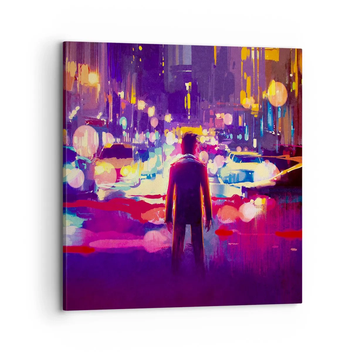 Bild auf Leinwand - Leinwandbild - Eingetaucht in das Licht - 70x70 cm