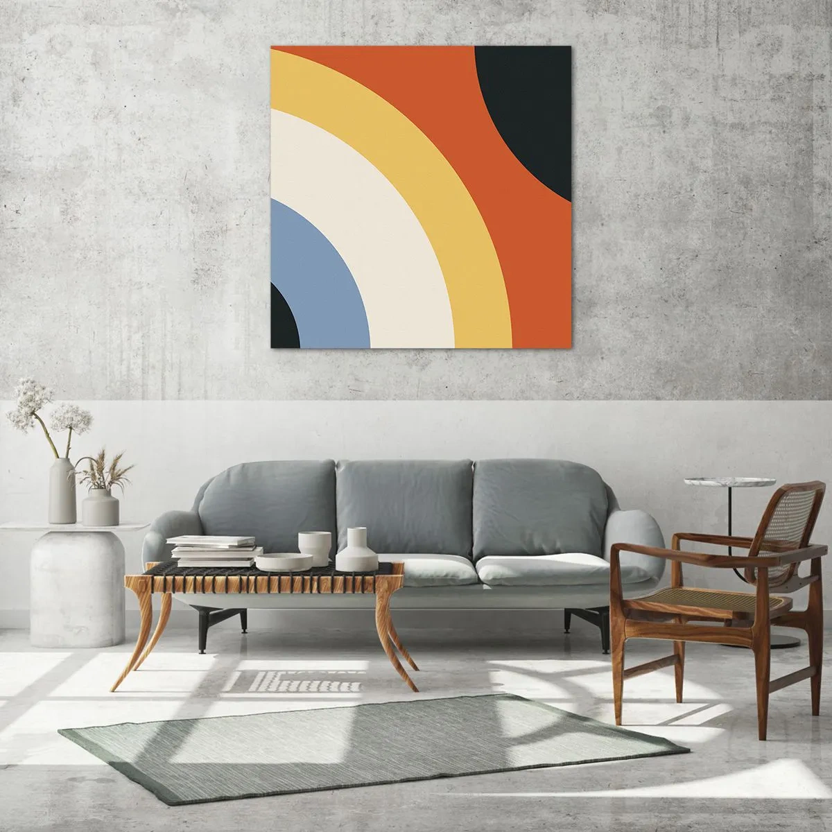 Glasbild - Bild auf glas - Zu mir selbst - 40x40 cm