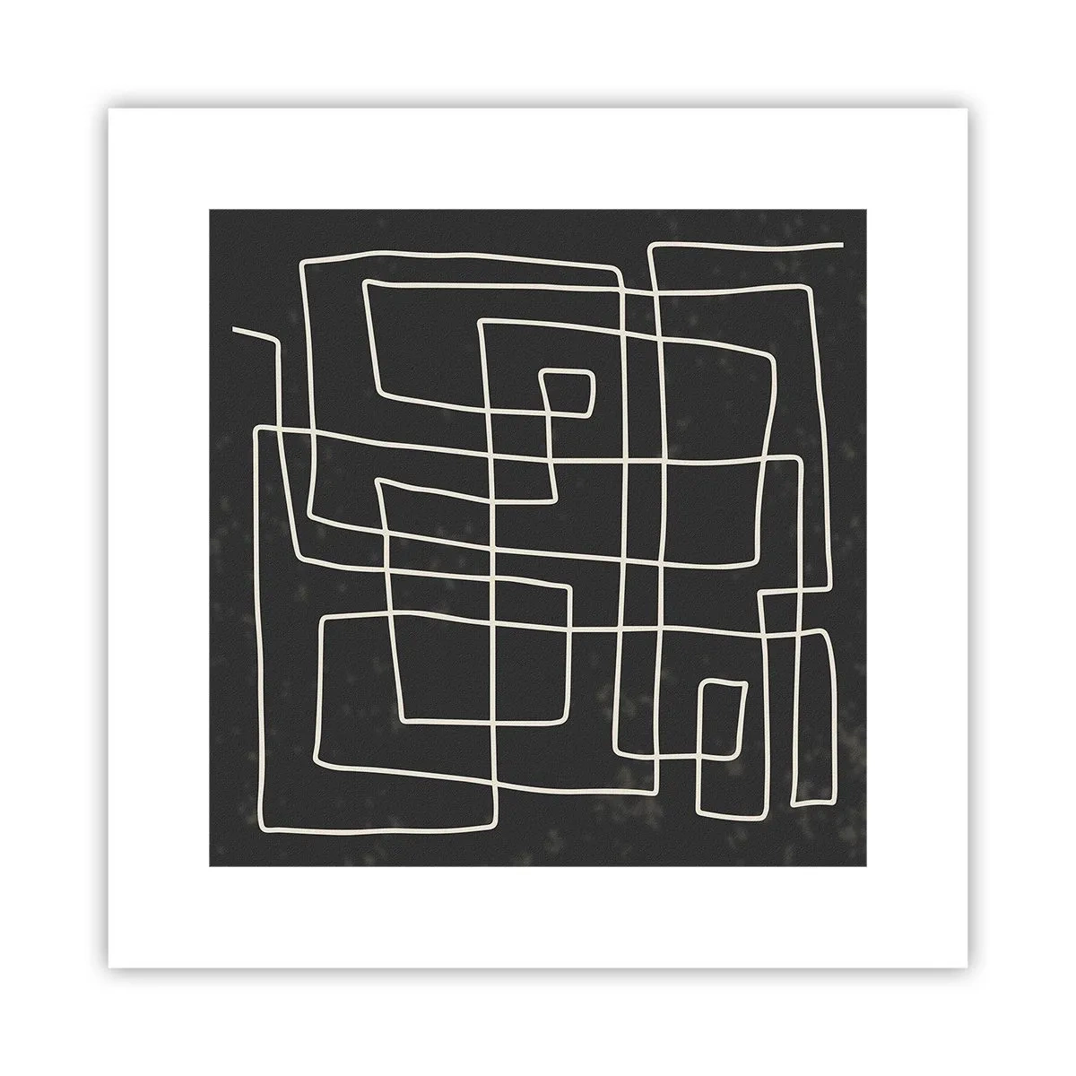 Poster - Nicht so einfach - 30x30 cm