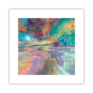 Poster - Zwei Himmel - 30x30 cm