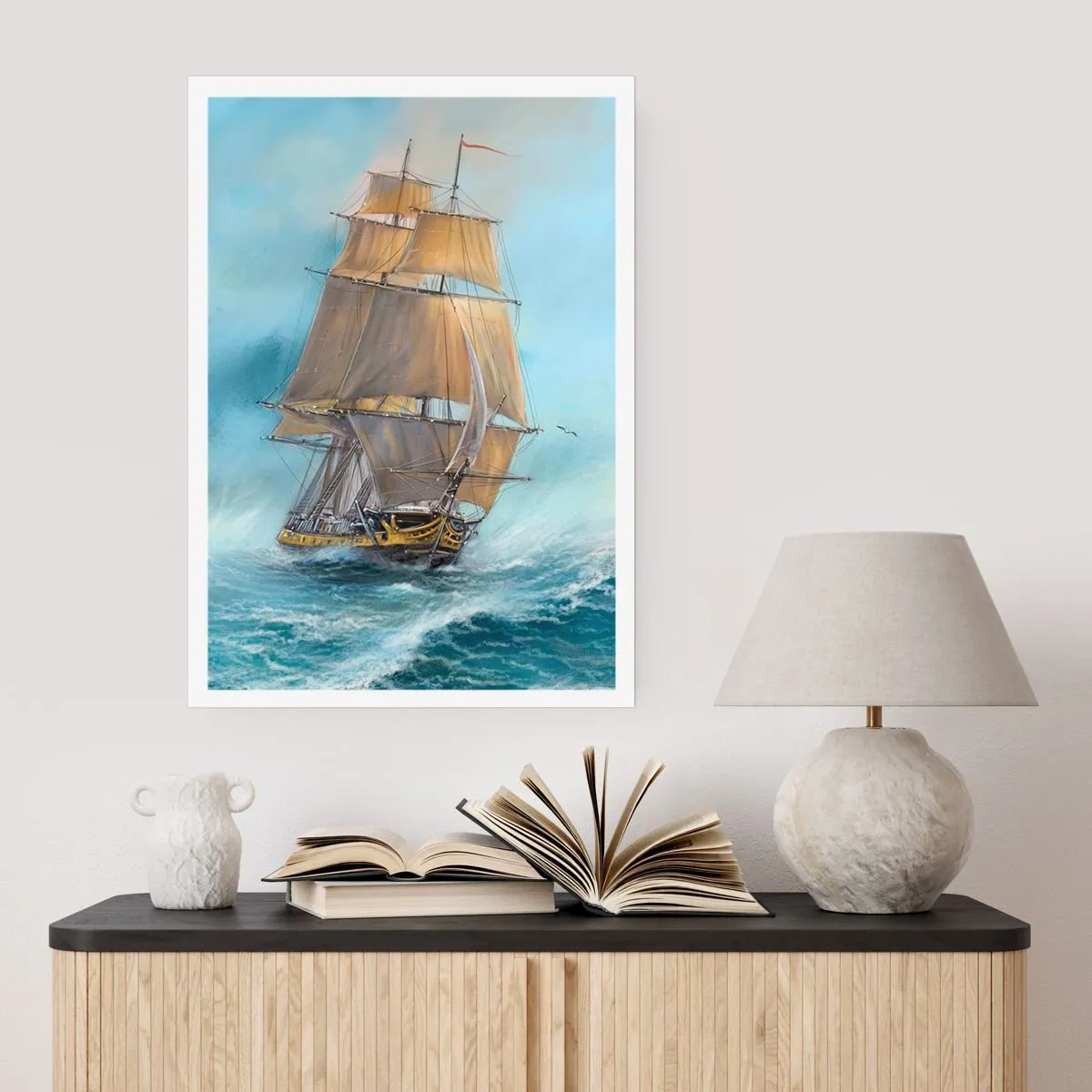 Poster - Über die Wellen gleiten - 61x91 cm