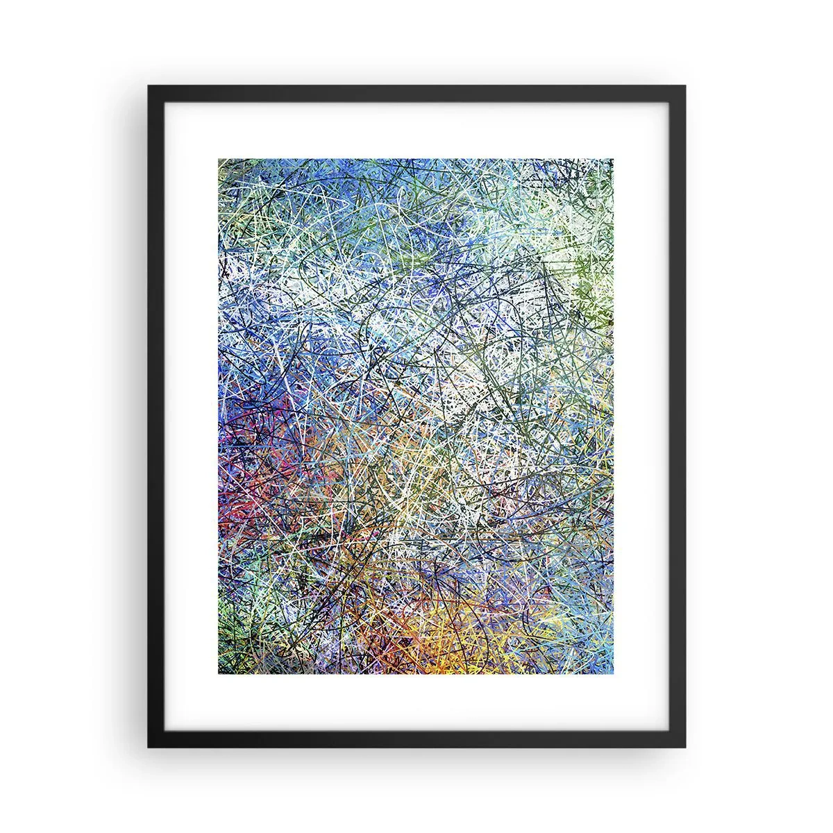 Poster in einem schwarzem Rahmen - Es ist nicht so einfach - 40x50 cm