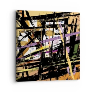 Bild auf Leinwand - Leinwandbild - Ein scharfer Schnitt - 30x30 cm