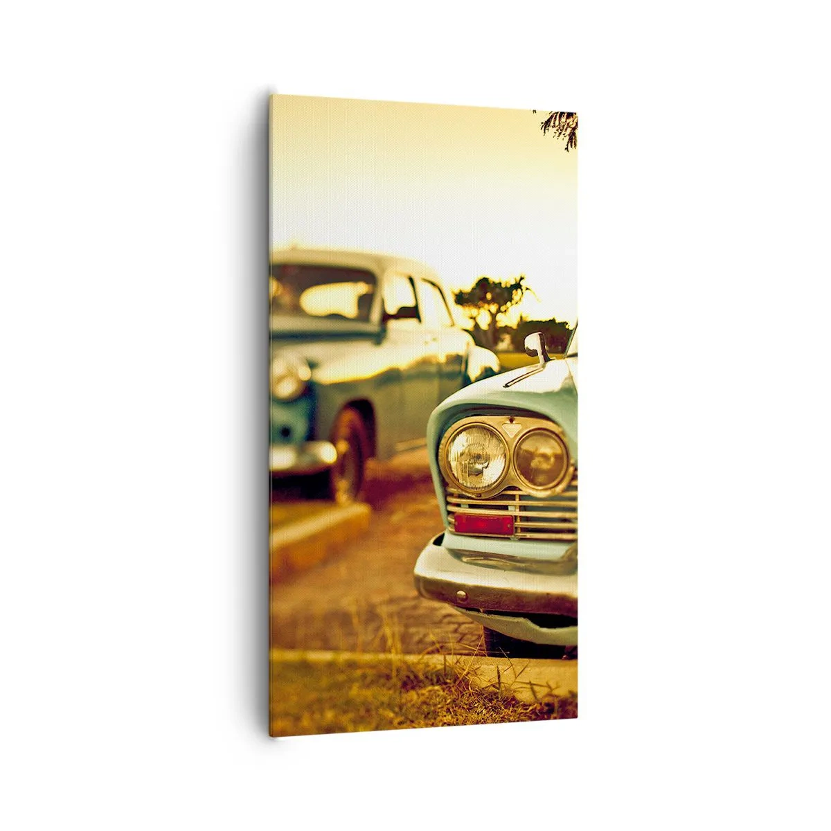 Bild auf Leinwand - Leinwandbild - Wir werden abwarten und sehen - 65x120 cm