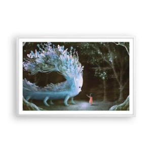 Poster in einem weißen Rahmen - Fantastisches Treffen - 91x61 cm