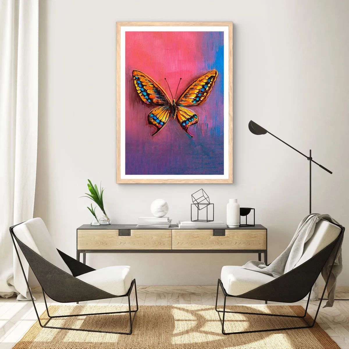 Poster in einem Rahmen aus heller Eiche - Ein Juwel der Natur - 70x100 cm