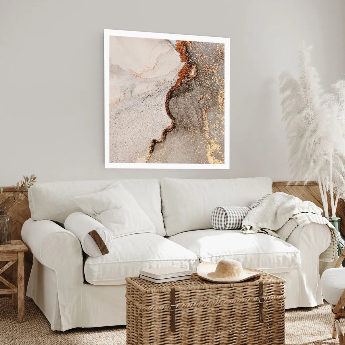 Poster - An der Grenze der Farben - 40x40 cm