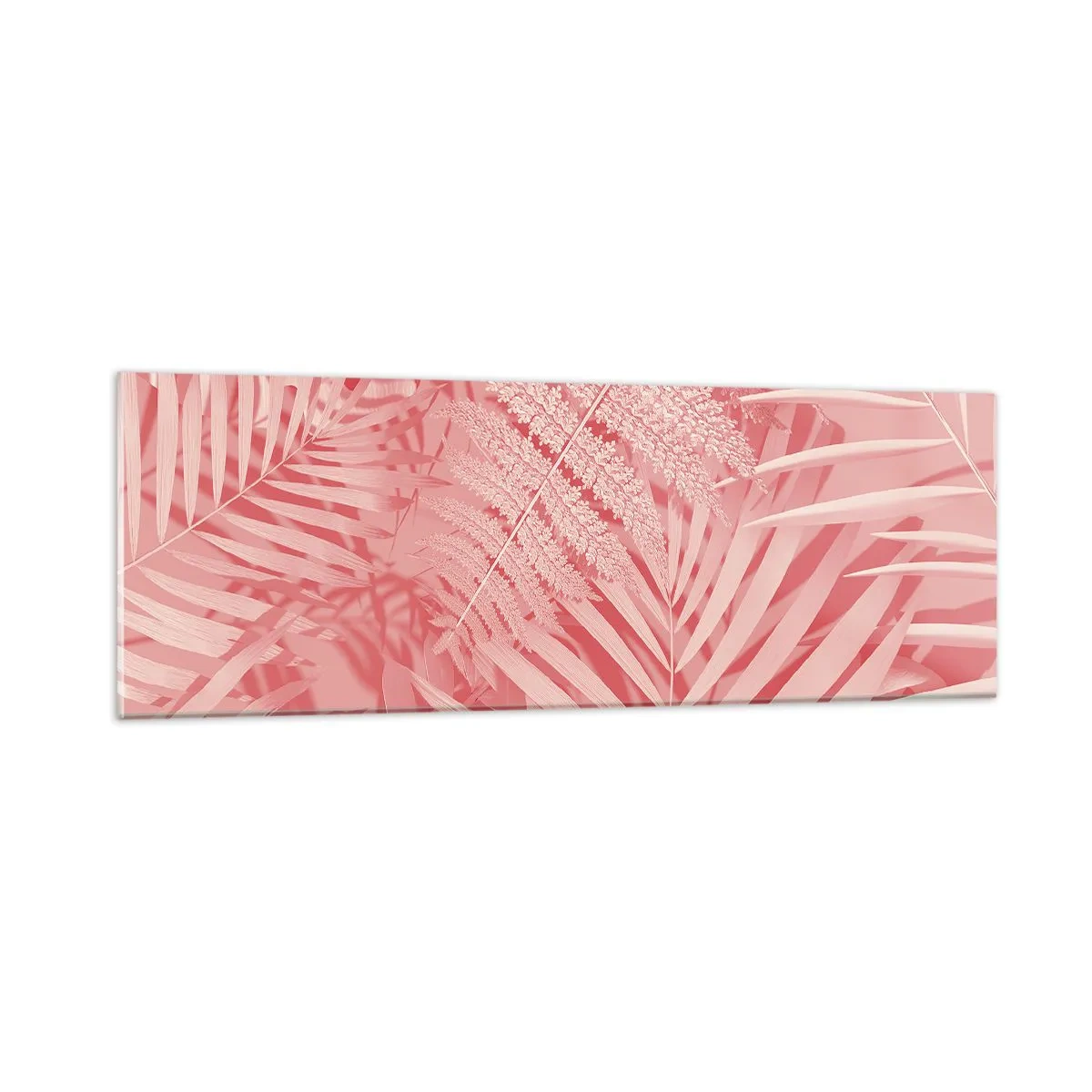 Glasbild - Bild auf glas - Rosa Konzept - 90x30 cm