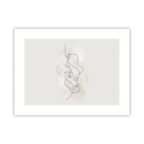 Poster - Verstrickt in eine Umarmung - 40x30 cm