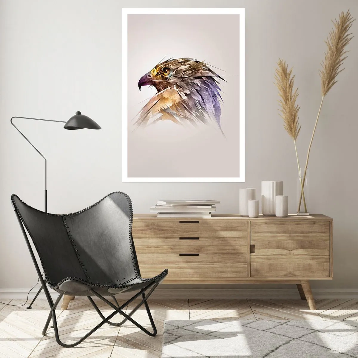 Poster - Porträt eines Kriegers - 70x100 cm