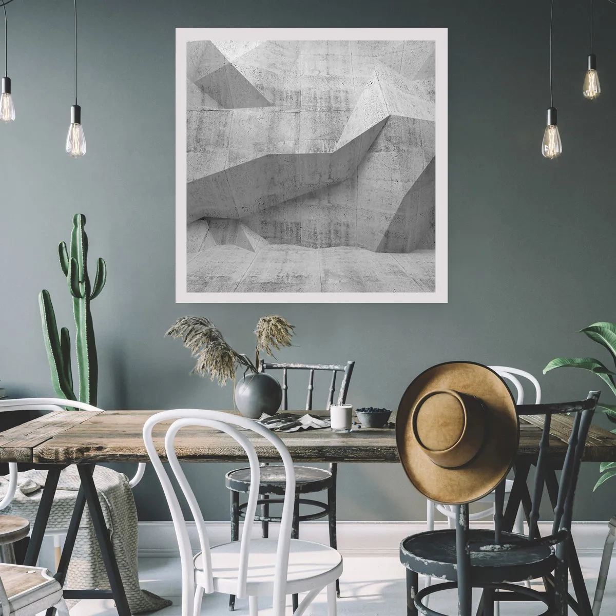 Poster - Eine echte Herausforderung - 40x40 cm