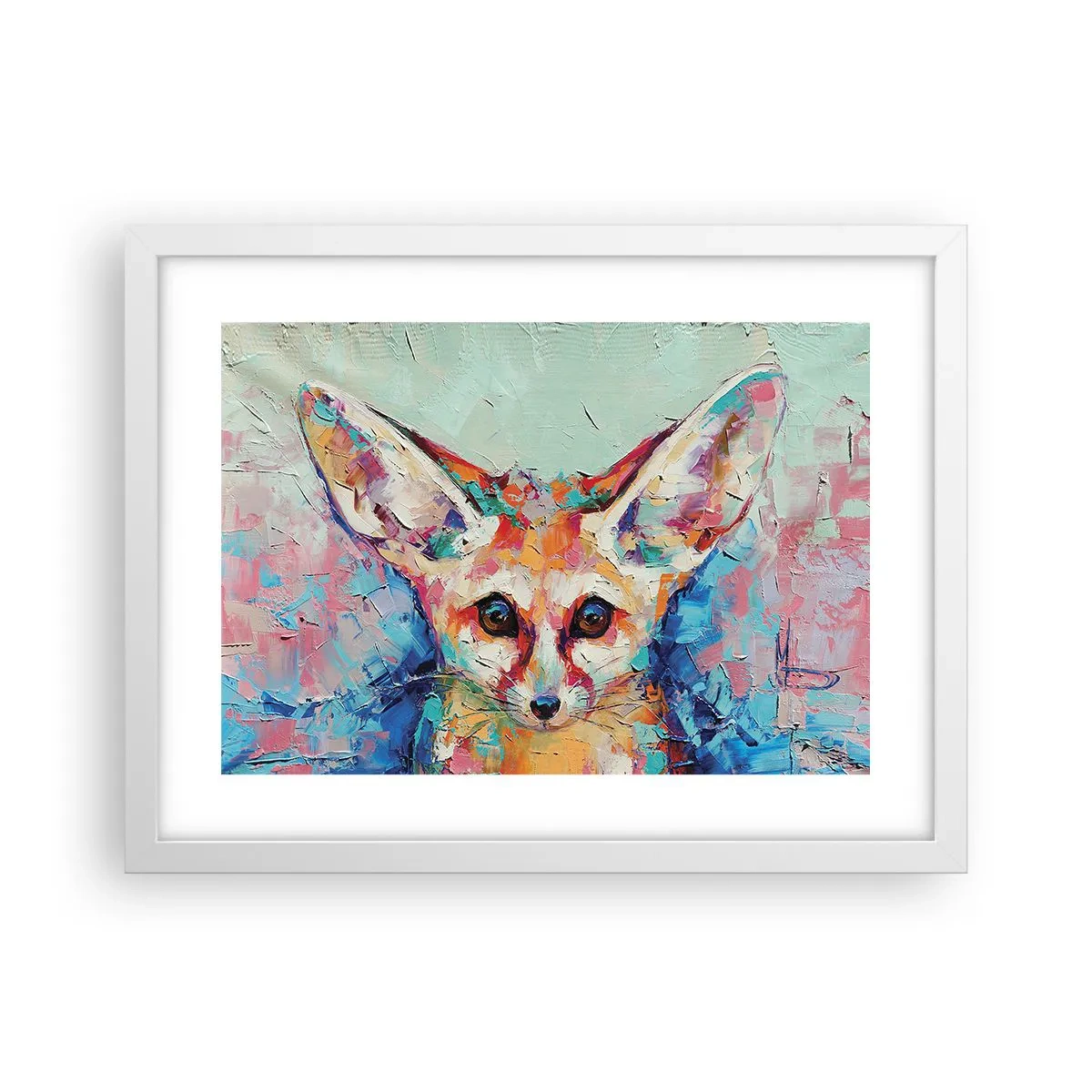 Poster in einem weißen Rahmen - Bist du bereit für mich? - 40x30 cm