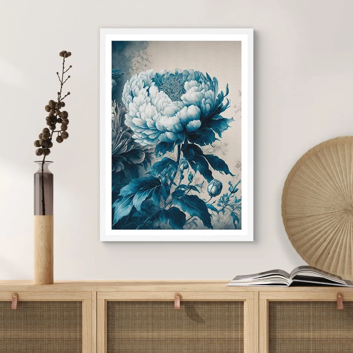 Poster in einem weißen Rahmen - Passendes Paar - 70x100 cm