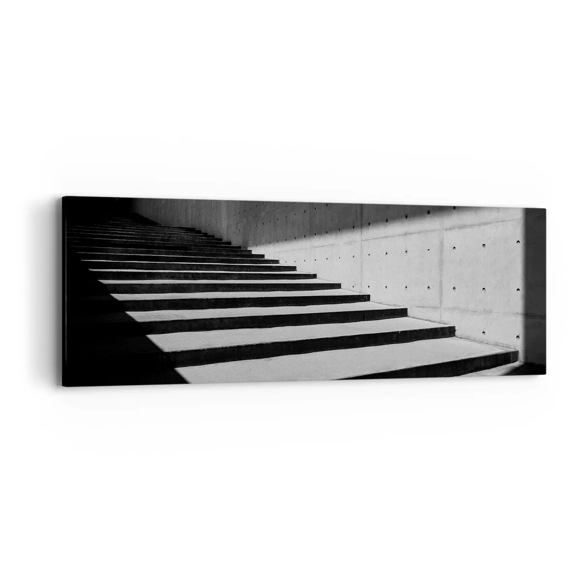 Bild auf Leinwand - Leinwandbild - Rohe Schönheit des Modernismus - 90x30 cm