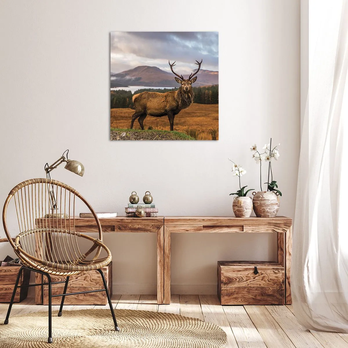 Bild auf Leinwand - Leinwandbild - Die Majestät der Natur - 70x70 cm