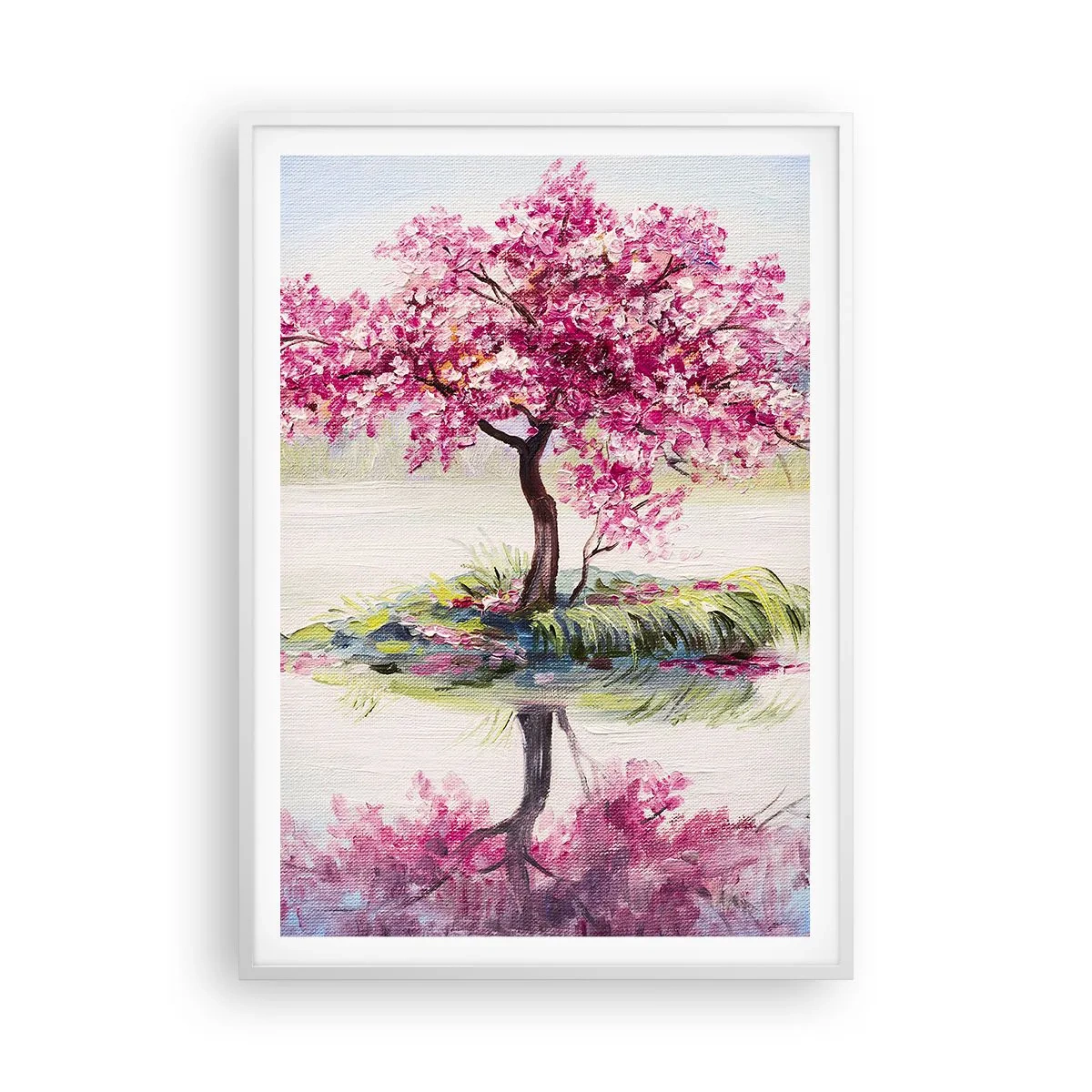 Poster in einem weißen Rahmen - Der Ritus des Frühlings - 70x100 cm