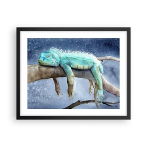 Poster in einem schwarzem Rahmen - Es ist gut! - 50x40 cm